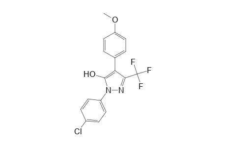 4-(4-Methoxyphenyl)-1-(4-chlorophenyl)-3-(trifluoromethyl)-1H-pyrazol-5-ol