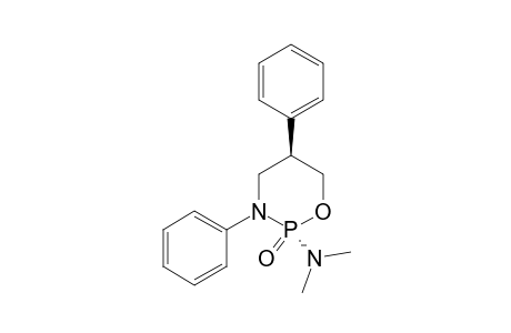 2H-1,3,2-Oxazaphosphorin-2-amine, tetrahydro-N,N-dimethyl-3,5-diphenyl-, 2-oxide, trans-