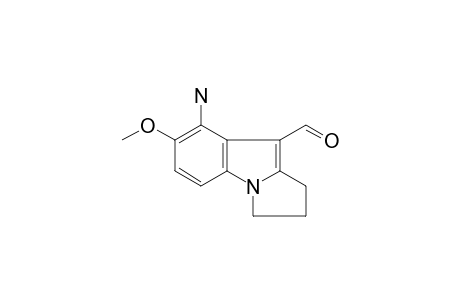 5-amino-6-methoxy-2,3-dihydro-1H-pyrrolo[1,2-a]indole-4-carbaldehyde