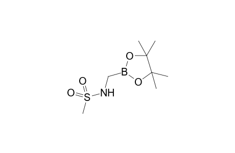 Pinacol (methanesulfonylamino)methaneboronate