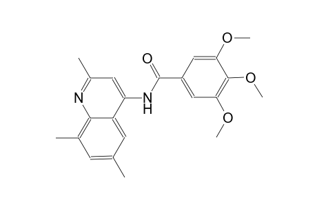 benzamide, 3,4,5-trimethoxy-N-(2,6,8-trimethyl-4-quinolinyl)-