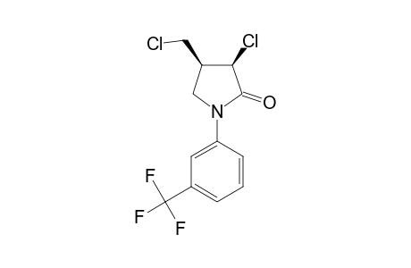 cis-3-Chloro-4-(chloromethyl)-1-[3-trifluoromethylphenyl]-2-pyrrolidinon