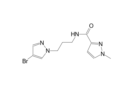 N-[3-(4-bromo-1H-pyrazol-1-yl)propyl]-1-methyl-1H-pyrazole-3-carboxamide