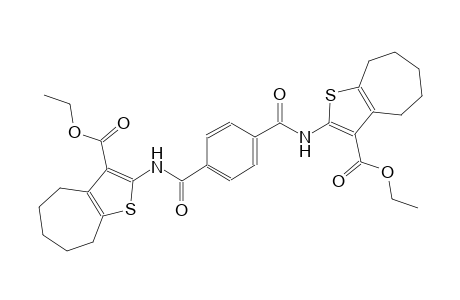 ethyl 2-{[4-({[3-(ethoxycarbonyl)-5,6,7,8-tetrahydro-4H-cyclohepta[b]thien-2-yl]amino}carbonyl)benzoyl]amino}-5,6,7,8-tetrahydro-4H-cyclohepta[b]thiophene-3-carboxylate