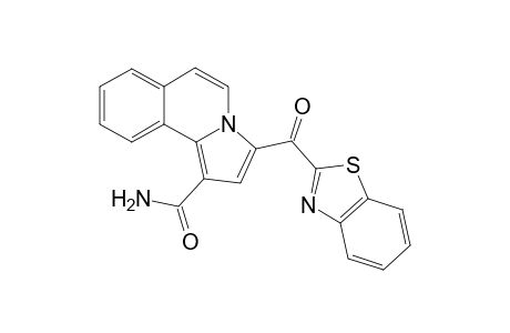 3-(Benzothiazol-2-yl)carbonylpyrrolo[2,1-a]isoquinoline- 1-carboxamide