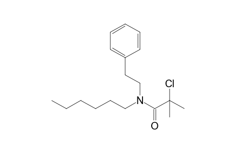 Propionamide, 2-chloro-2-methyl-N-(2-phenylethyl)-N-hexyl-