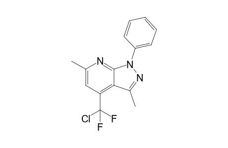 4-(Chlorodifluoromethyl)-3,6-dimethyl-1-phenyl-1H-pyrazolo[3,4-b]pyridine