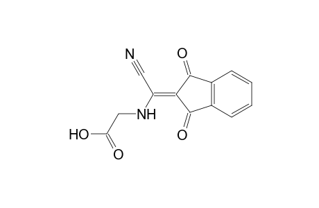 2-[[cyano-(1,3-diketoindan-2-ylidene)methyl]amino]acetic acid