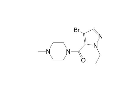 1-[(4-bromo-1-ethyl-1H-pyrazol-5-yl)carbonyl]-4-methylpiperazine