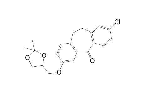 2-Chloro-7-(R-1,2-isopropylidenglycer-3-O-yl)-10,11-dihydro-dibenzo[a,d]cyclohepten-5-one