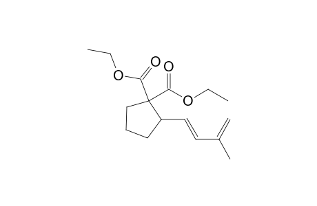 2-[(1E)-3-methylbuta-1,3-dienyl]cyclopentane-1,1-dicarboxylic acid diethyl ester