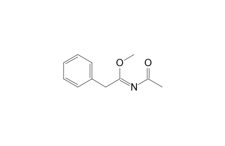 Methyl N-acetylphenylacetimidate
