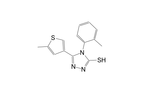 4-(2-methylphenyl)-5-(5-methyl-3-thienyl)-4H-1,2,4-triazole-3-thiol