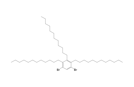 1,5-Dibromo-2,3,4-tridodecyl-benzene