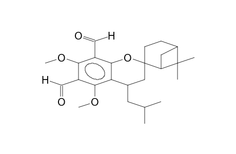 SPIRO[2H-1-BENZOPYRAN-2,2'-BICYCLO[3.1.1]HEPTANE]-6,8-DICARBOXALDEHYDE, 3,4-DIHYDRO-5,7-DIMETHOXY-6',6'-DIMETHYL-4-(2-METHYLPROPYL)-