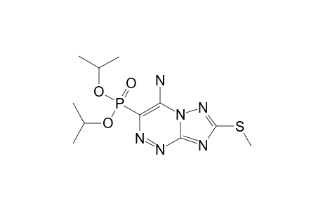 4-AMINO-7-METHYLMERCAPTO-[1,2,4]-TRIAZOLO-[3,2-C]-[1,2,4]-TRIAZIN-3-YL-PHOSPHONIC-ACID-DIISOPROPYLESTER