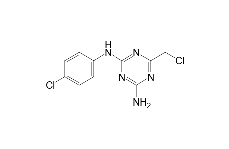 2-amino-4-(p-chloroanilino)-6-(chloromethyl)-s-triazine