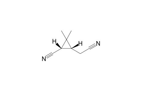 3-(cyanomethyl)-2,2-dimethyl-1-cyclopropanecarbonitrile