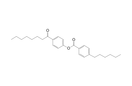 Benzoic acid, 4-hexyl-, 4-(1-oxooctyl)phenyl ester