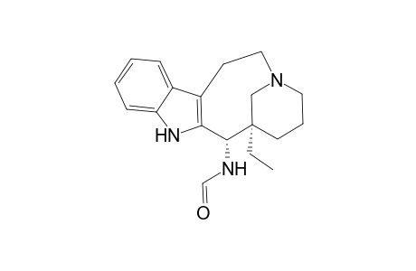 3.alpha.-carbamoyl-C(4)-norquebrachamine (5.alpha.)