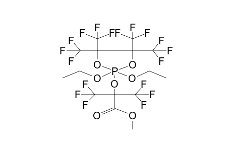 4,4,5,5-TETRA(TRIFLUOROMETHYL)-2,2-DIETHOXY-2-(1-TRIFLUOROMETHYL-1-METHOXYCARBONYL-2,2,2-TRIFLUOROETHOXY)-1,3,2-DIOXAPHOSPHOLANE