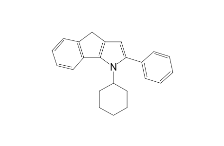 1-Cyclohexyl-2-phenyl-1,4-dihydroindeno[1,2-b]pyrrole