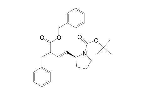 (E)-(2S)-N-BOC-2-[(3'RS)-3'-BENZYL-3'-BENZYLOXYCARBONYLPROP-1'-ENYL]-PYRROLIDINE
