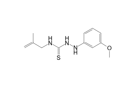 2-(3-Methoxyphenyl)-N-(2-methylallyl)hydrazinecarbothioamide