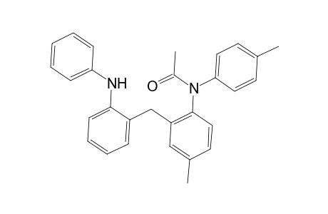 Acetamide, N-(4-methylphenyl)-N-[4-methyl-2-[[2-(phenylamino)phenyl]methyl]phenyl]-