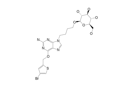 4-[O(6)-(4-BROMOTHENYL)-GUAN-9-YL]-BUTYL-BETA-D-GLUCOPYRANOSIDE