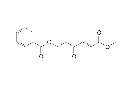 Methyl (E)-6-benzoyloxy-4-oxo-2-hexenoate