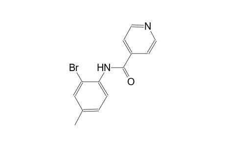 N-(2-bromo-4-methylphenyl)isonicotinamide