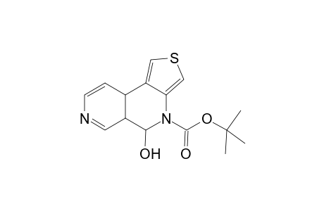 4-(t-Butoxycarbonyl)-5-hydroxy-4,5-dihydrothieno[3,4-c]-2,7-naphthyridine