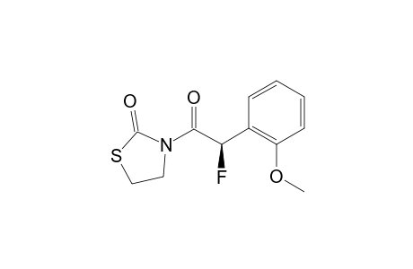 3-[2-FLUORO-2-(2-METHOXYPHENYL)-ACETYL]-2-THIAZOLIDINONE