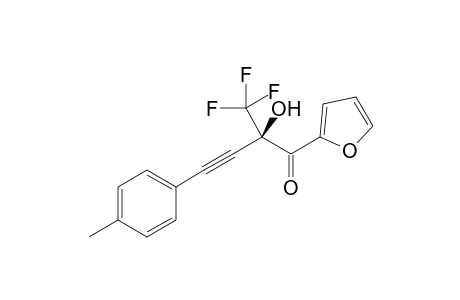 (R)-1-(furan-2-yl)-2-hydroxy-4-p-tolyl-2-(trifluoromethyl)but-2-yn-1-one