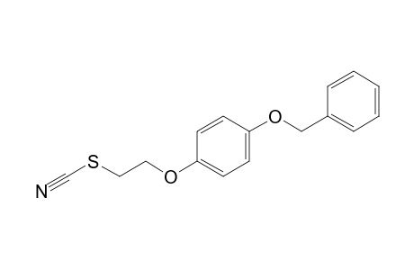 2-(4-phenylmethoxyphenoxy)ethyl thiocyanate