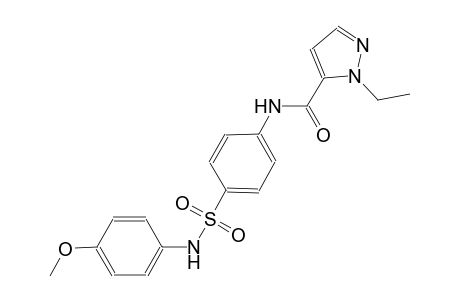 1-ethyl-N-{4-[(4-methoxyanilino)sulfonyl]phenyl}-1H-pyrazole-5-carboxamide