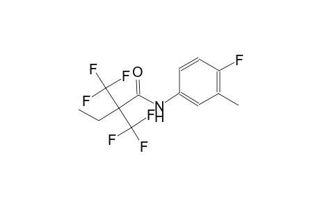 butanamide, N-(4-fluoro-3-methylphenyl)-2,2-bis(trifluoromethyl)-
