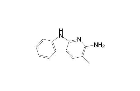 2-Amino-3-methyl-9h-pyrido(2,3-b)indole