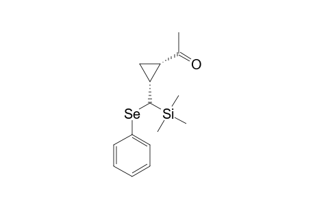 CIS-1-ACETYL-2-(1-(PHENYLSELENO)-1-(TRIMETHYLSILYL)-METHYL)-CYCLOPROPANE