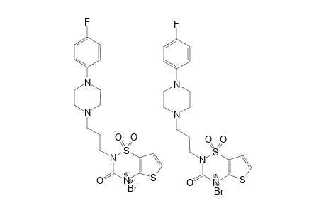 2-[3-[1-[4-(4-FLUOROPHENYL)-PIPERAZINYL]]-PROPYL]-2H-THIENO-[2,3-E]-[1,2,4]-THIADIAZIN-3(4H)-ONE-1,1-DIOXIDE-MONO-HYDROBROMIDE
