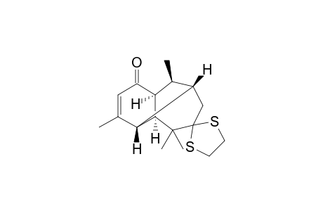 (4R,5S,9S,10S,11S)-Morel-2-en-1,7-dione 7-ethylenedithioketal
