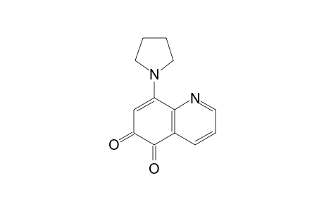 8-(1-pyrrolidinyl)-5,6-quinolinedione