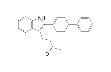 4-[2-(4-phenyl-1-cyclohexenyl)-1H-indol-3-yl]-2-butanone