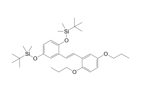 tert-butyl-[4-[tert-butyl(dimethyl)silyl]oxy-2-[(E)-2-(2,5-dipropoxyphenyl)ethenyl]phenoxy]-dimethyl-silane