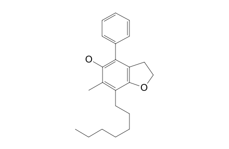 7-heptyl-6-methyl-4-phenyl-2,3-dihydro-1-benzofuran-5-ol