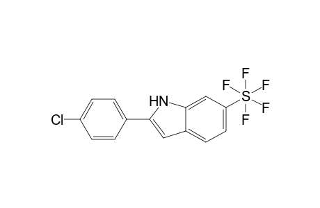 2-(4-Chlorophenyl)-6-(pentafluorosulfanyl)-1H-indole