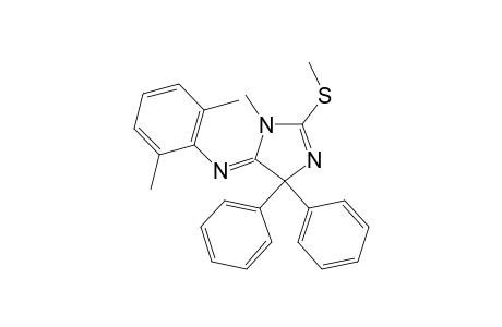 5-[(2,6-dimethylphenyl)imino]-4,4-diphenyl-1-methyl-2-(methylthio)-2-imidazoline
