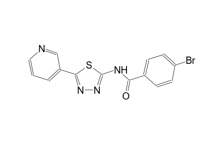 4-bromo-N-[5-(3-pyridinyl)-1,3,4-thiadiazol-2-yl]benzamide