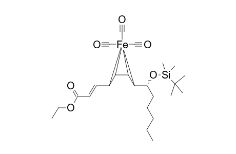 (4S,7R,8R,2E,4E,6E)-Tricarbonyliron[ethyl(.eta.(4)-4-7)-8-tert-Butyldimethylsilyloxytrideca-2,4,6-trienoate]